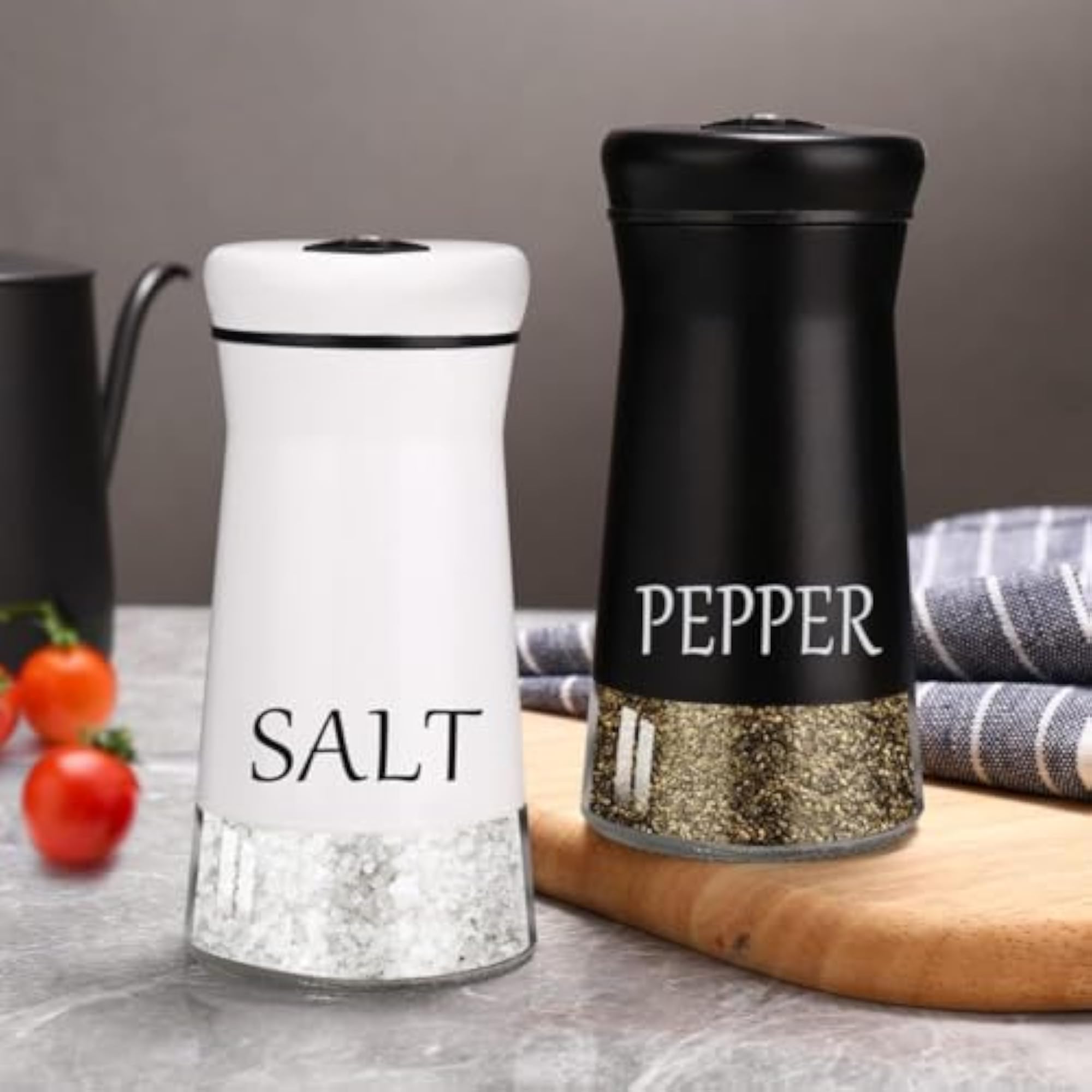 Salt and Pepper Shakers Set for Kitchen Dining Table