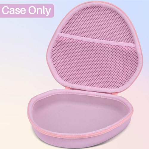 Image of Lebakort Hard Case Compatible with Apple AirPods Max 2 Over-Ear Headphones | Lightweight & Carry, Dustproof Storage, Travel Friendly, Portable for Daily Use, Pink Case