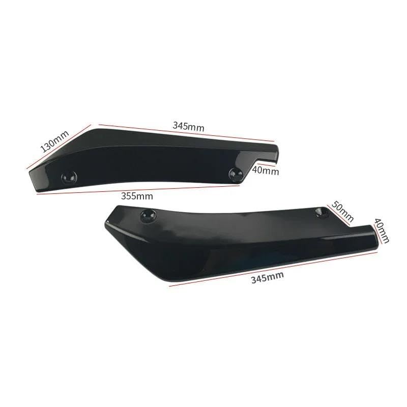 Protector contra arañazos parachoques coche kit alerón divisor labio 4