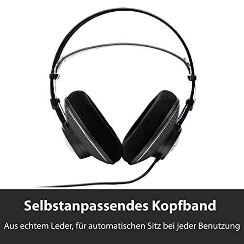 AKG K612PRO Casque de studio ouvert, supra-auriculaire Premium Reference Class, technologie ouverte sophistiquée, bandeau en cuir, scène sonore large et spacieuse, design confortable – Noir - Les Beatles, Paul McCartney, John Lennon, RIngo Starr, George Harrison AKG K612PRO Casque de studio ouvert, supra-auriculaire Premium Reference Class, technologie ouverte sophistiquée, bandeau en cuir, scène sonore large et spacieuse, design confortable - Noir – Image 4