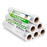 V1 Trade Film Etirable Demenagement - 6 Rouleaux Film Palette Transparent 40cm x 250m - Pl...