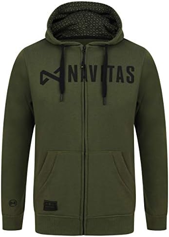 Navitas Apparel Core Zip Hoody Green Carp Fishing Clothing