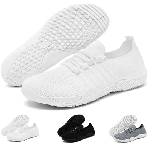 Barefoot Shoes Women Minimalist Zero Drop Tennis Walking Shoes Lightweight Breathable Yoga Sneakers for Gym Workout Daily Footwear Indoor Slippers