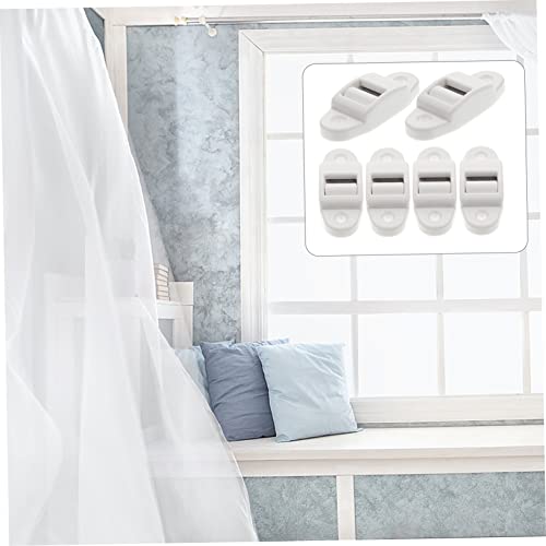 OSALADI 24 Pçs Cinto Coletor De Pó Acessórios De Cortina Trilhos De Substituição Guia De Cinto Rolo