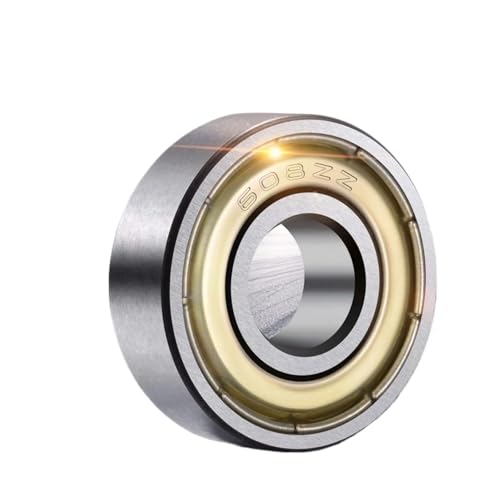 LMLOZZ 10 Unidades de rodamientos rígidos de Bolas 608ZZ