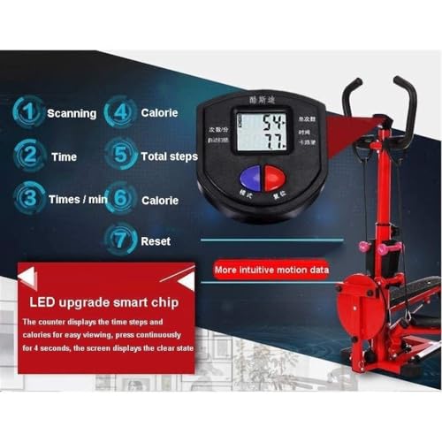 Image of Multifunctional Stair Stepper, Gymnastics Exercise with Resistance Bands for Apartments, Recreation Areas