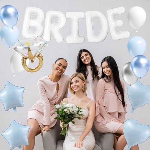 Ballons de douche Bride to Be et déco EVJF cœur - 4