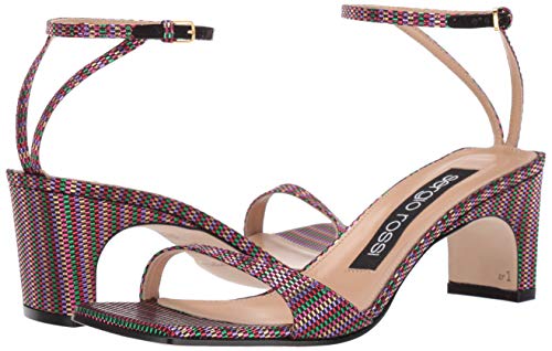 Buy Sergio Rossi Women's SR1 Heeled Sandal, Multicolor, 41 Medium