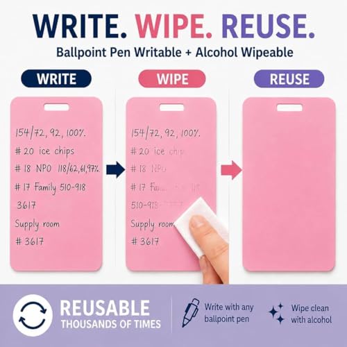 Bloc-notes réutilisables en silicone pour ne plus perdre vos notes de soins infirmiers - 4