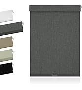 Amazon.com: MoDanCeQ No Drill No Tools Blackout Roller Shades for