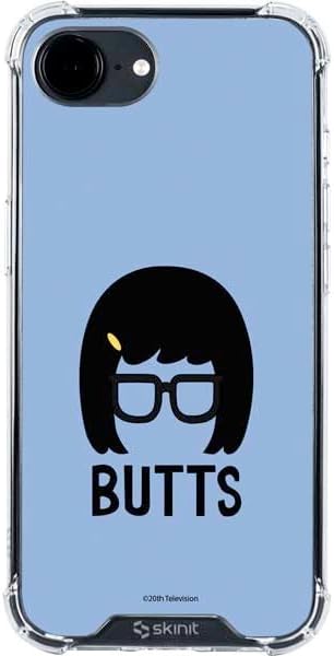 Skinit Clear Phone Case Compatible with iPhone 16e - Officially Licensed Bobs Burgers Bike Squad Design