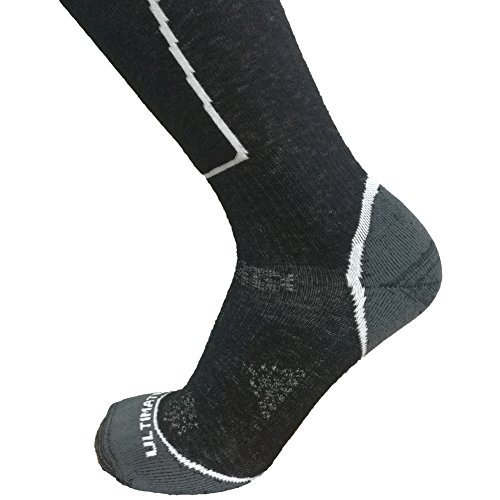 Merino Wool Ski Socks for Men - Ski Snowboard Socks Warm with Cushioning Support Perfect Stretch - Lightweight3