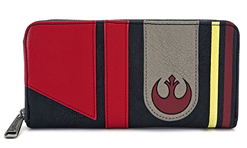 Loungefly Star Wars The Last Jedi Poe Wallet, Black, Small Loungefly Star Wars The Last Jedi Poe Wallet, Black, Small