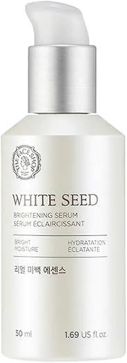 The Face Shop White Seed Brightening Face Serum with Niacinamide &amp; Hyaluronic Acid | Face Serum For Dull Skin | Suitable f...