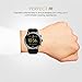 Lamshaw Classic Silicone Replacement Band for Fossil Q Explorist Smartwatch (Black)