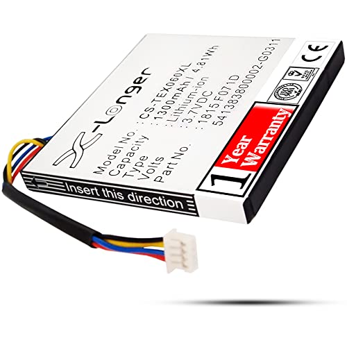 BCXY 3.7V Battery Replacement for TI-Nspire CX TI-Nspire CX CAS N2/AC/2L1/A TI-84 Plus C Silver Edition TI-Nspire CAS pad TI-84 C Silver 3.7L1060SP 3.7L1230SP 3.7L1200SP Battery