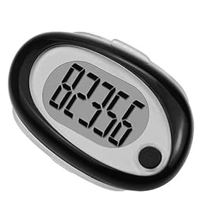 Step Counter for Walking, 3D Pedometer with Removable Buckle & Lanyard, Large LCD Display Simple Pedometer Step Counter, Max 99999 Steps, Pedometer Step Counter for Seniors Men Women Kids