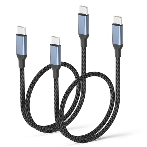 USB C to USB C Cable 2ft, 2Pack Short C