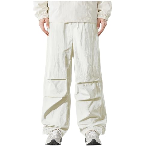 Man Sun Protection Pleated Straight Leg Plain Long Leg Pants for Mens Summer Fall 2025 Fashion