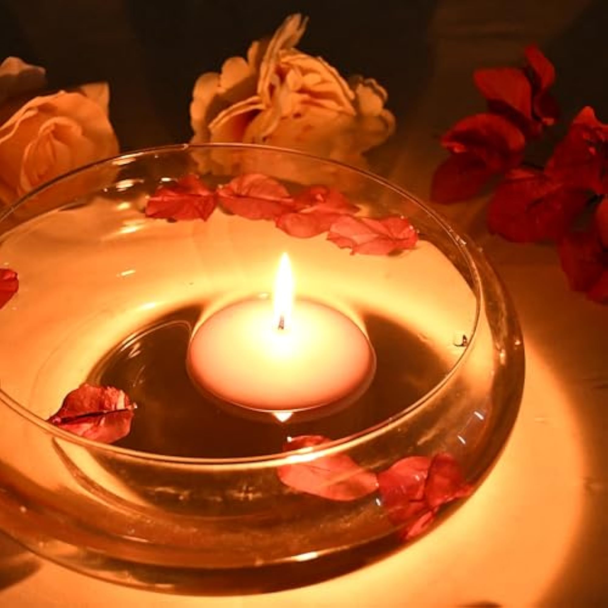 12-Piece Lavender Floating Candles, 3-Inch