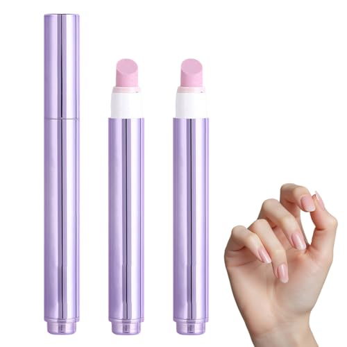 GXGM 2 Pezzi Penna Olio per Cuticole Unghie, Nail Care Pen, Strumento 3 in 1 per Rimuovere, Idratare e Rinforzare Cuticole, Ripara Unghie Secche e Screpolate