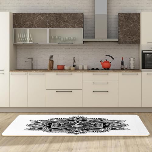 Tapete de cocina absorbente y lavable VAPOKF juego de 2 alfombras antideslizantes 3