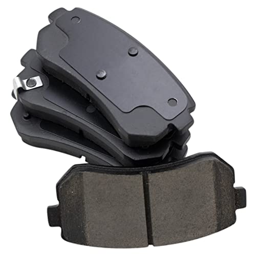 Image of TRQ Rear Brake Pad & Rotor Kit Ceramic Compatible with 2015 Hyundai Sonata