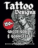 Tattoo Designs: 150+ Greek Gods & Goddesses Black Scale Tattoos