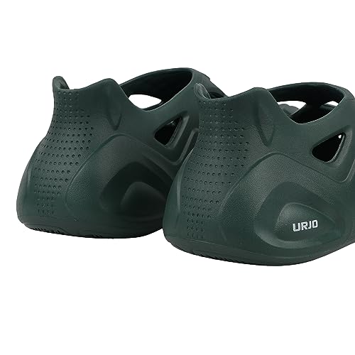 Image of URJO EZY Men's Clogs /Sandals with Adjustable Back Strap Ultra Soft & Flexibility Anti Skid Comfortable Waterproof Daily Mules Clogs /Sandals for Men