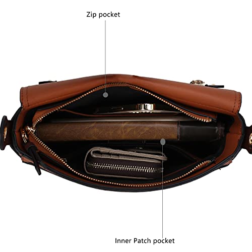 MKF Collection Shoulder Bag for Women, Vegan Leather Crossbody Handbag Purse4