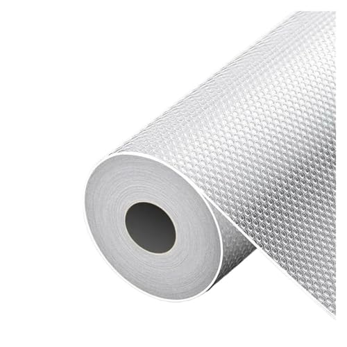 Tapete de papel para cajones, tapete de papel para gabinete, forro a prueba de aceite, tapete para cajones de cocina, antideslizante, impermeable, mantel individual (50 cm x 5 m)