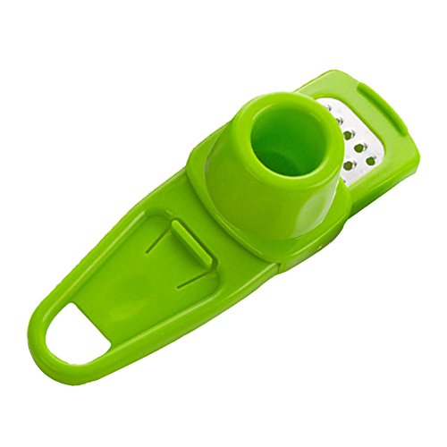 Gracefulvara Multi Function Mini Ginger Garlic Grinding Grater Planer Slicer Cutter Tool Green