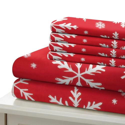 Housse de couette flocon de neige anti-transpiration zip facile 140x200 - 7