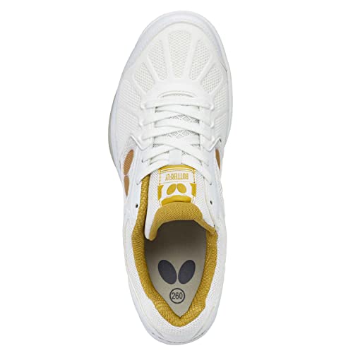 Image of Butterfly Lezoline Rifones Shoes - Professional Table Tennis Shoe with Footwork Support, Flexibility, Shock Absorbing Cushion, Gripping Ping Pong Shoe