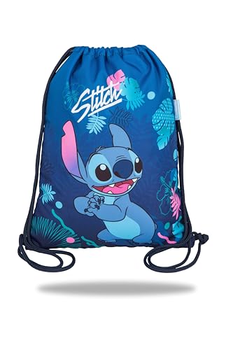 Sac de sport à cordon BETA Disney Stitch, le compagnon multicolore magique pour l'école