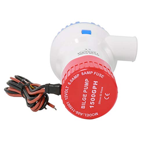 Amarine Made 1500Gph 12V Boat Marine Plumbing Electric Bilge Pump-29Mm Id Hose #TOP4