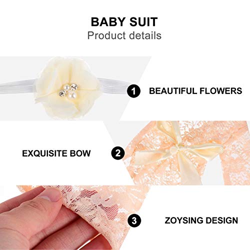 Lurrose Macacão de Renda de Bebê Natal Roupas de Bebê Com Fita de Flor Cinto Bowknot Presentes para