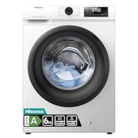 Hisense WFQE6012EVM Lavatrice Slim Carica Frontale, 6kg, Classe A, 1200 giri, Vapore, Motore...