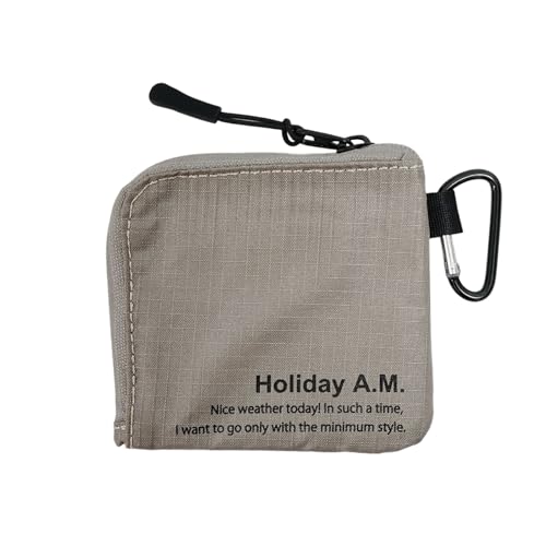 コインケース メンズ 【ベージュ/サイズ：縦9.5cm×横10cm×幅1.5cm】 財布 小銭入れ 軽量 カード入れ（KB190）