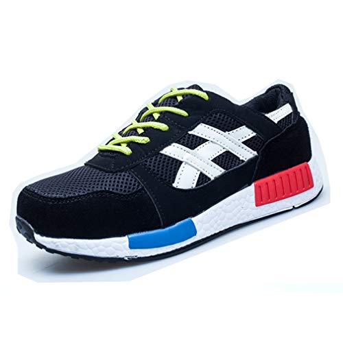 Juleya Chaussures de sécurité | Chaussures de Travail pour Hommes Femmes | Baskets Basses légères en Acier - 180806AQX03