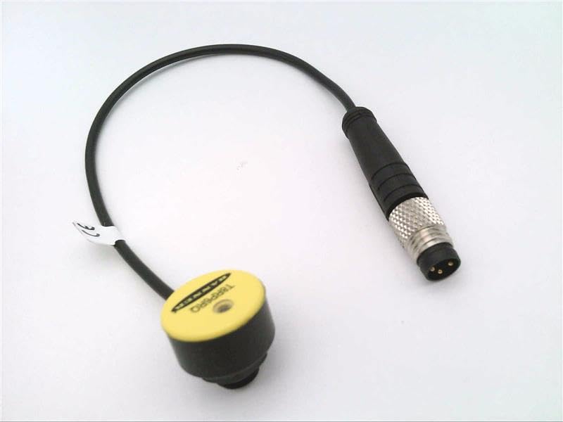 BANNER ENGINEERING T8RP6RQ (66670), 10-30 VDC Input, 2 Meter Range, Barrel-Mount, Dark Operation, IP67 Enclosure, OPPOSED Mode, PHOTOELECTRIC Sensor, PICO-Style Pigtail QD Connector, PNP - Output, T8