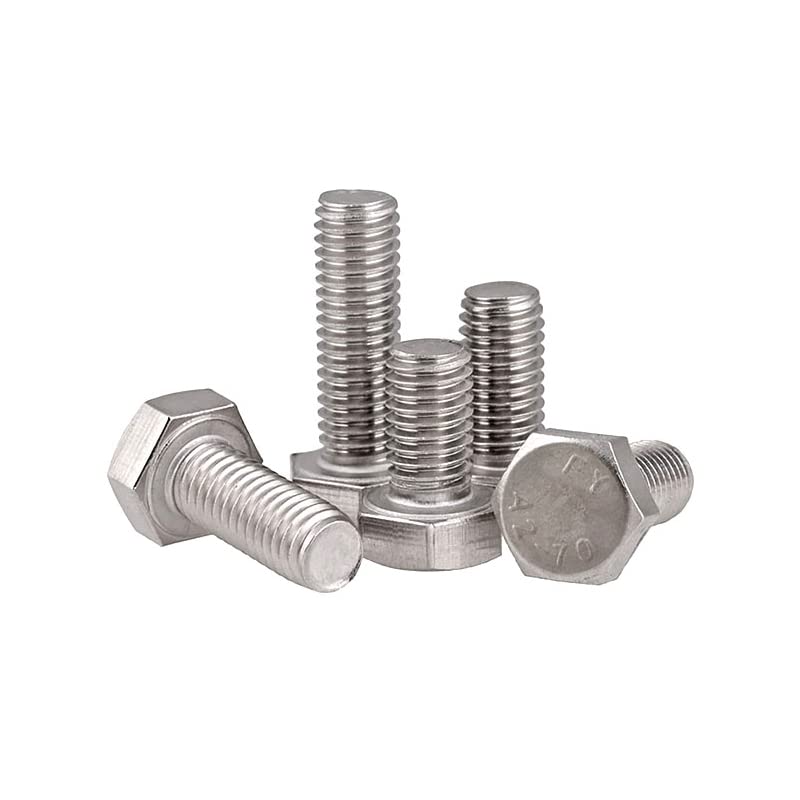 Image of Rely⇒VP INDUSTRIES (Pcs-25) M6x12 MM Hex Head Screw Stainless Steel 304 | Hex Head bolt, Machine Thread Screw