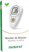 Kit Monitor de Glicose G425-3 com 25 Fitas + 25 Lancetas - Bioland
