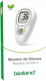 Kit Monitor de Glicose G425-3 com 25 Fitas + 25 Lancetas - Bioland