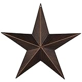 EBEI 17.5' Rustic Metal Barn Star Country Antique Vintage Gifts Metal Star Home Wall Decor