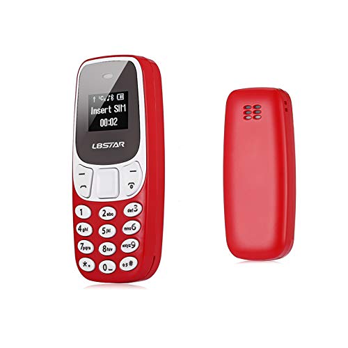 Mini Phone BM10 Â Bluetooth Dialer 3 in 1 Mini Mobile Phone Voice Changer Unlocked GSM with Hands Free Mobile Headphone with MP3/MP4 (Red)