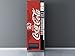 Pegatinas Vinilo para Frigorífico Máquina expendedora Cocacola | Varias Medidas 185x60cm | Adhesivo Resistente y de Fácil Aplicación | Pegatina Adhesiva Decorativa de Diseño Elegante