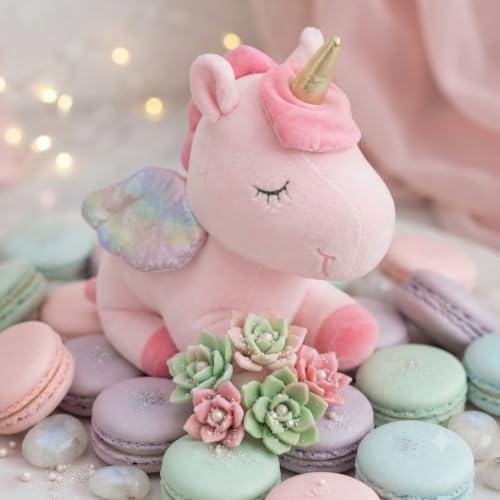 Image of Storescent Soft Toys for Kids - Stuffed Animal Plush Soft Toy for Boys & Girls | Plushie Toy Unicorn Pink 30cm