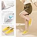 Emma Shoes Low-Top Slip Ons Women's Fashion Sneakers Casual Canvas Sneakers for Women Comfortable Flats Breathable Padded Insole Slip on Sneakers Women Low Slip on Shoes, Yellow, 10
