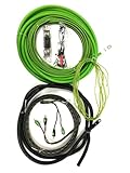Surge Series Amplifier Installation Wiring Kit - 0 Gauge Installer Amp Kit - True Spec AWG Amp Kit - 5000W 0 Gauge Wire w/ 250A mini-ANL Fuse Holder Car Audio Wiring Kit - Car Amplifier Installation